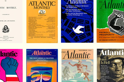 A group of Atlantic magazines